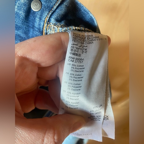 RVCA Foss Skinny Denim Overalls Size 27 - Picture 3 of 14